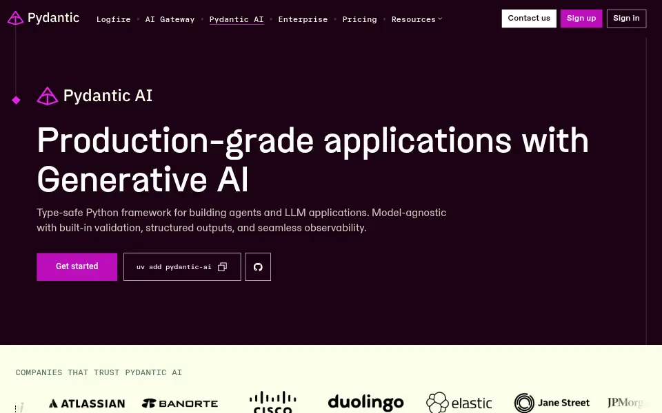 Preview of Pydantic AI