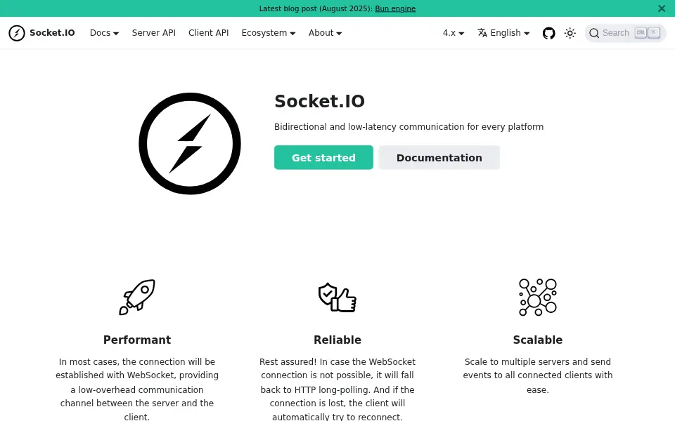 Preview of Socket.IO