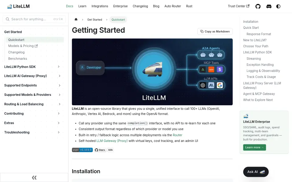Preview of LiteLLM