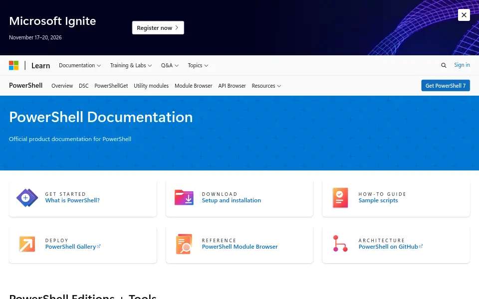 Preview of PowerShell