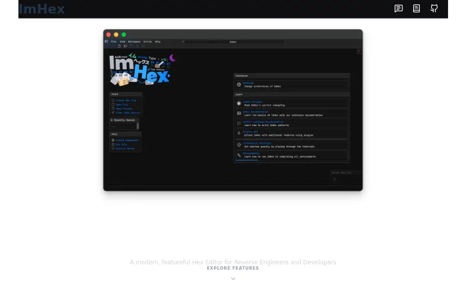 Preview of ImHex