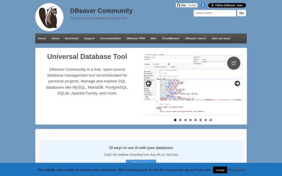 Preview of DBeaver
