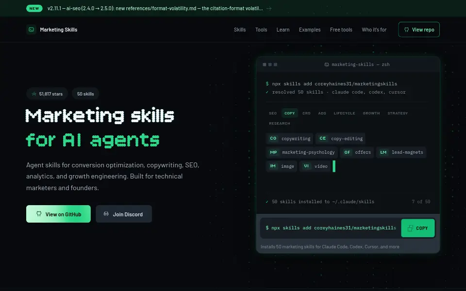 Preview of Marketing Skills