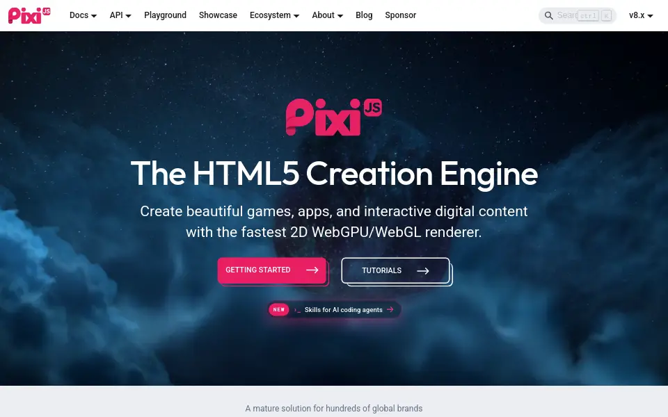 Preview of PixiJS