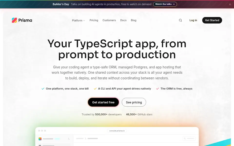 Preview of Prisma ORM