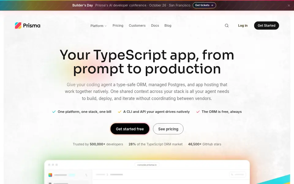 Preview of Prisma ORM