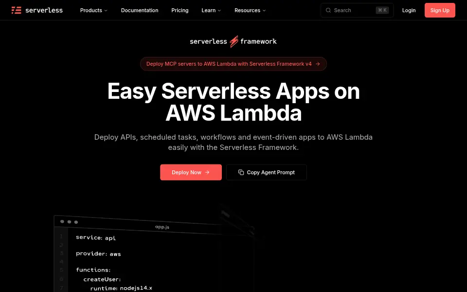 Preview of Serverless Framework