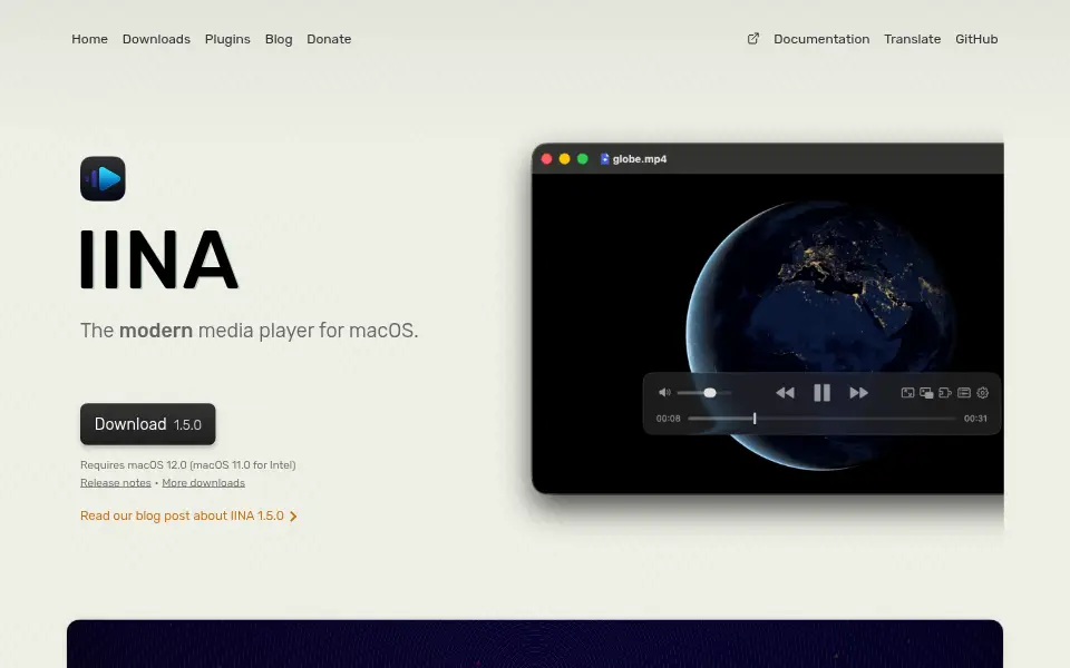 Preview of IINA