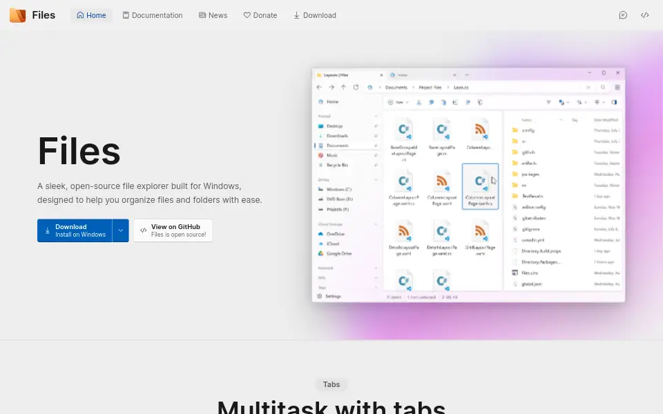 Preview of Files