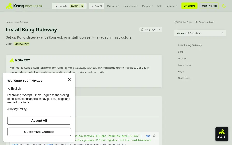 Preview of Kong Gateway