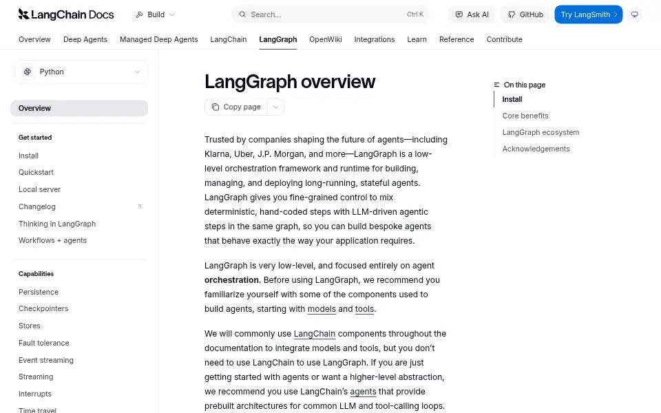 Preview of LangGraph
