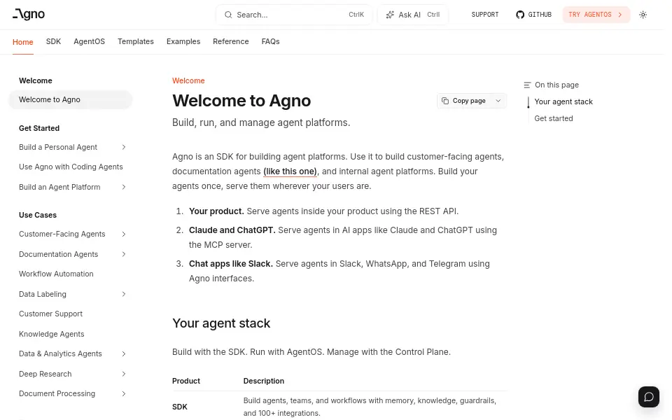 Preview of Agno