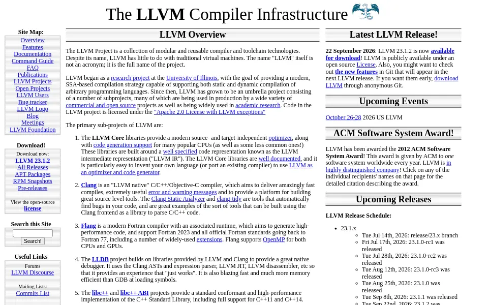 Preview of LLVM