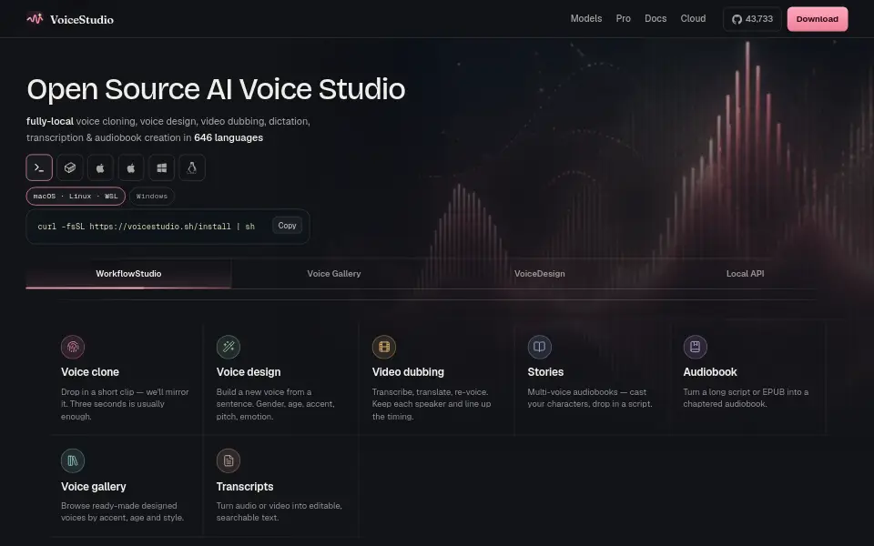 Preview of VoiceStudio