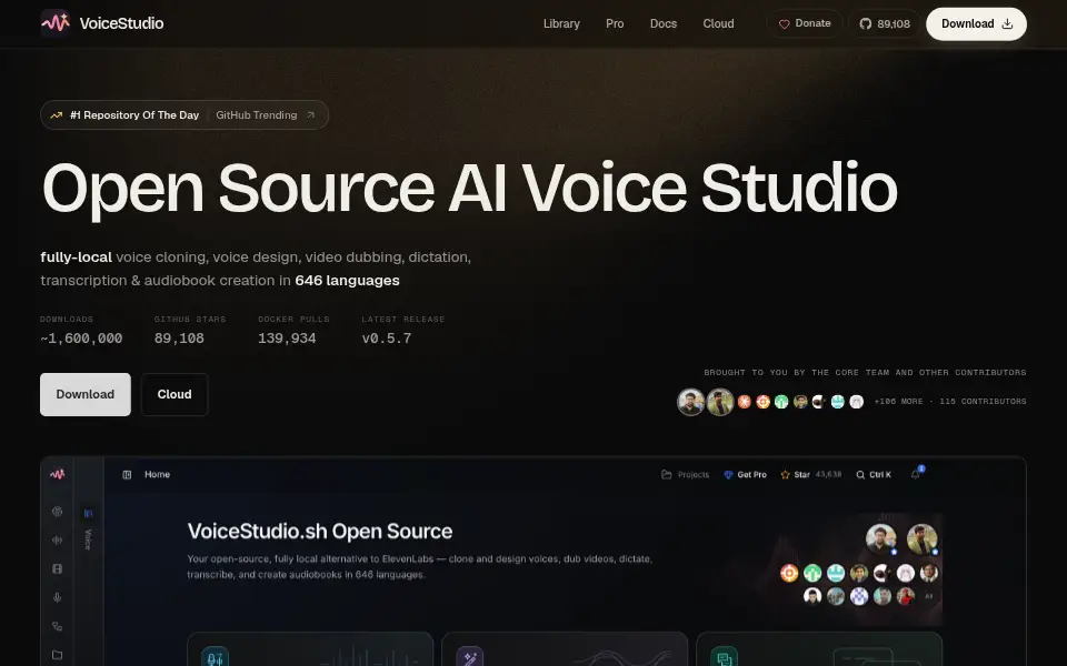 Preview of VoiceStudio