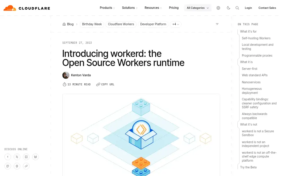 Preview of workerd