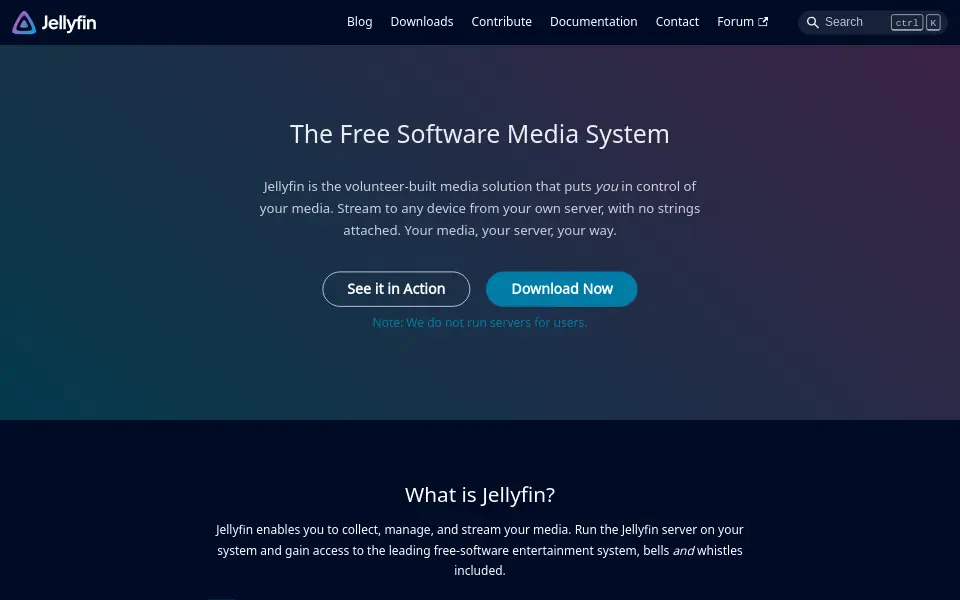 Preview of Jellyfin