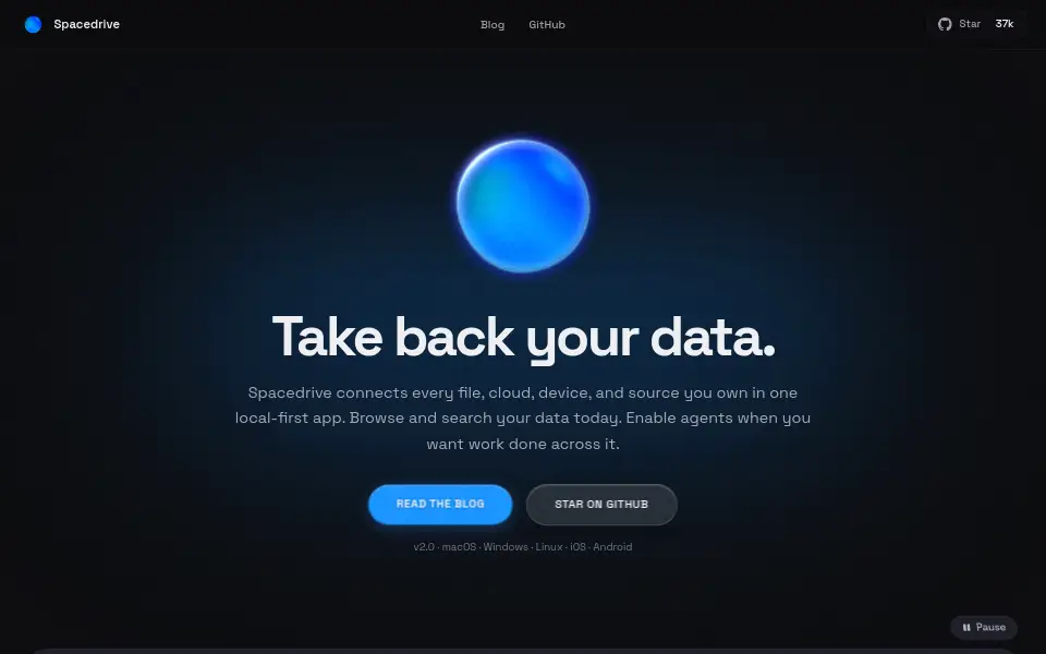 Preview of Spacedrive