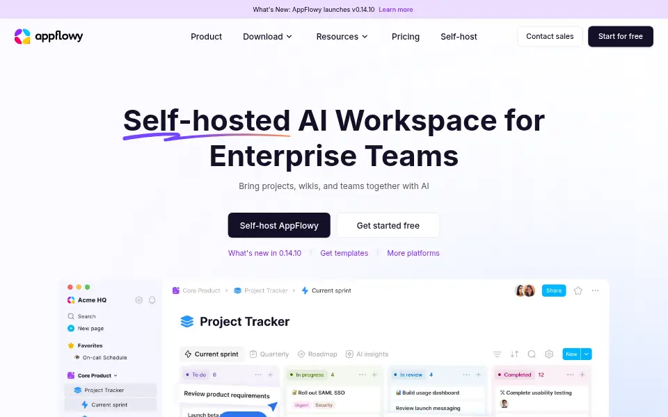 Preview of AppFlowy