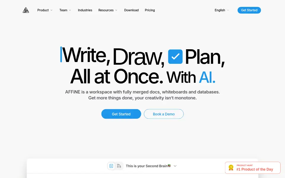 Preview of AFFiNE
