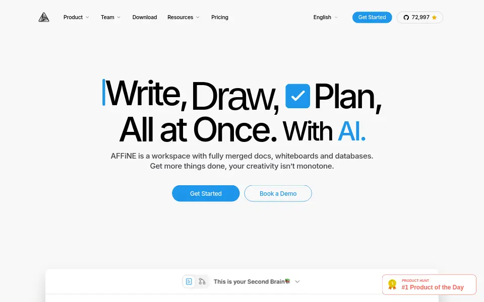 Preview of AFFiNE