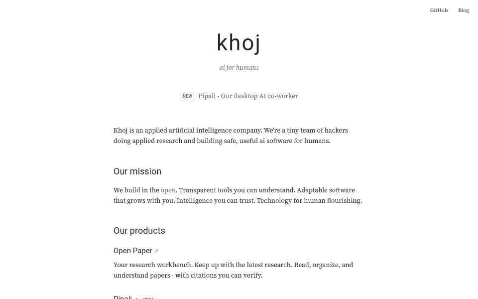 Preview of Khoj