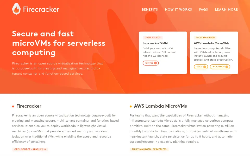Preview of Firecracker
