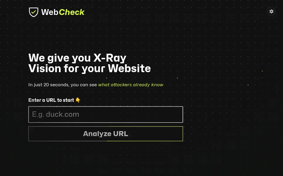 Preview of Web Check