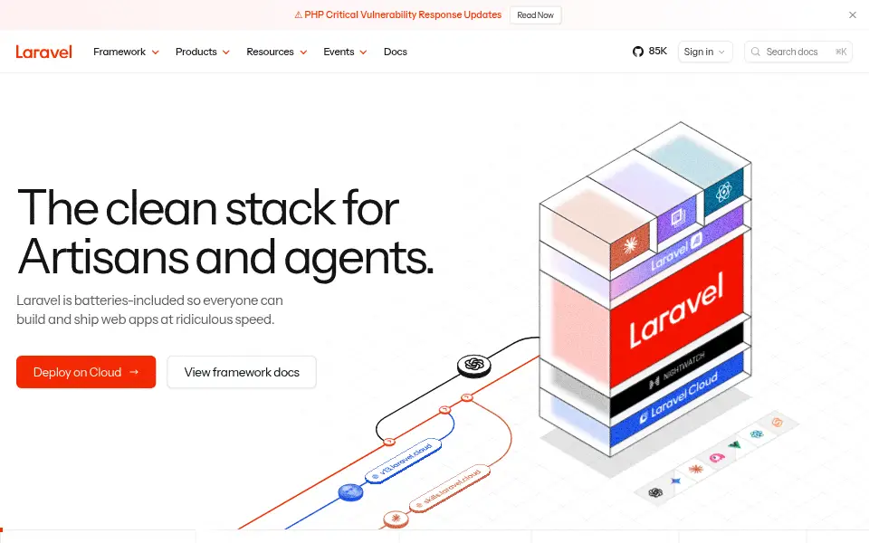 Preview of Laravel