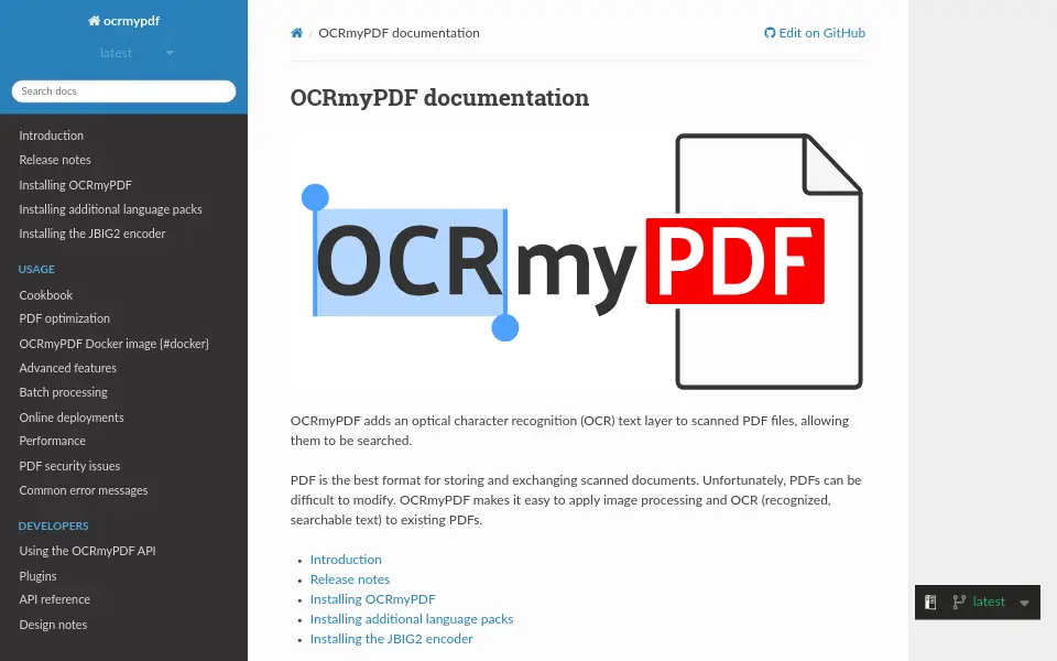 Preview of OCRmyPDF