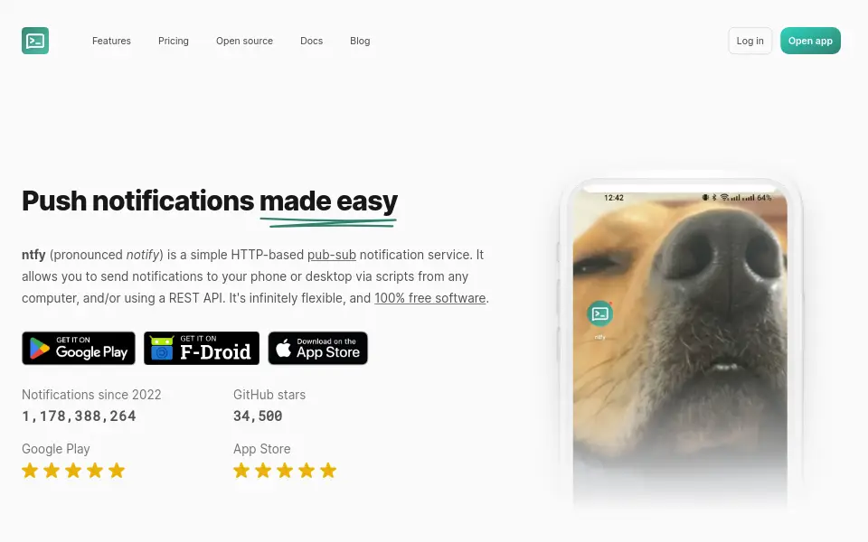Preview of ntfy