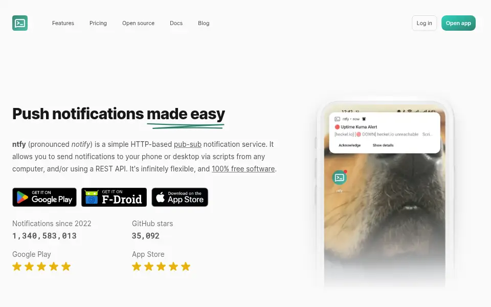 Preview of ntfy