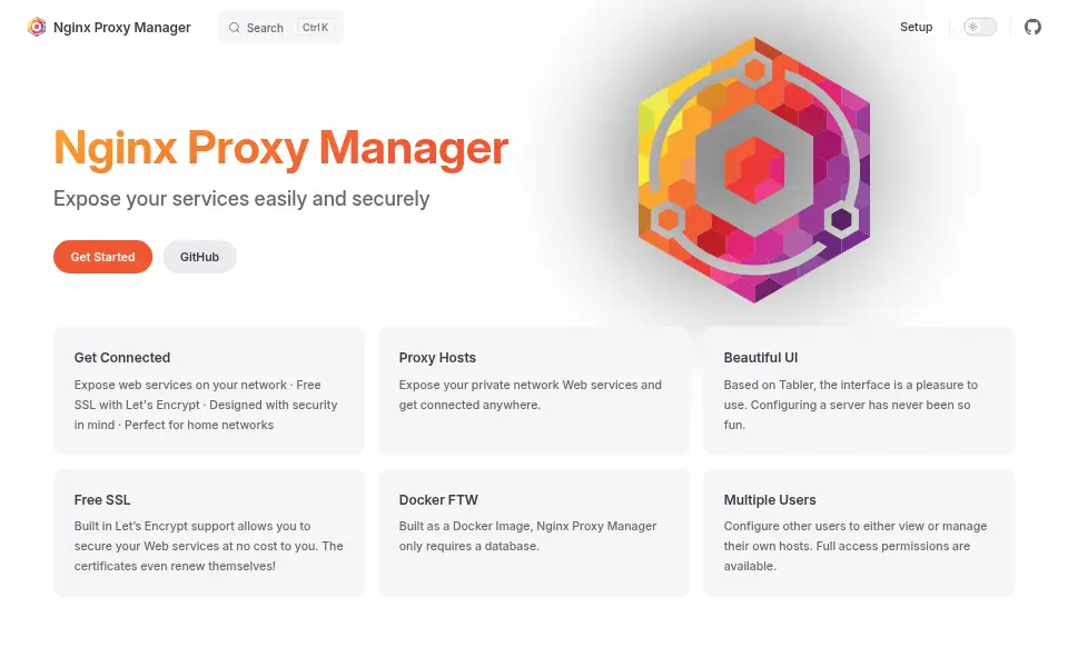 Preview of Nginx Proxy Manager