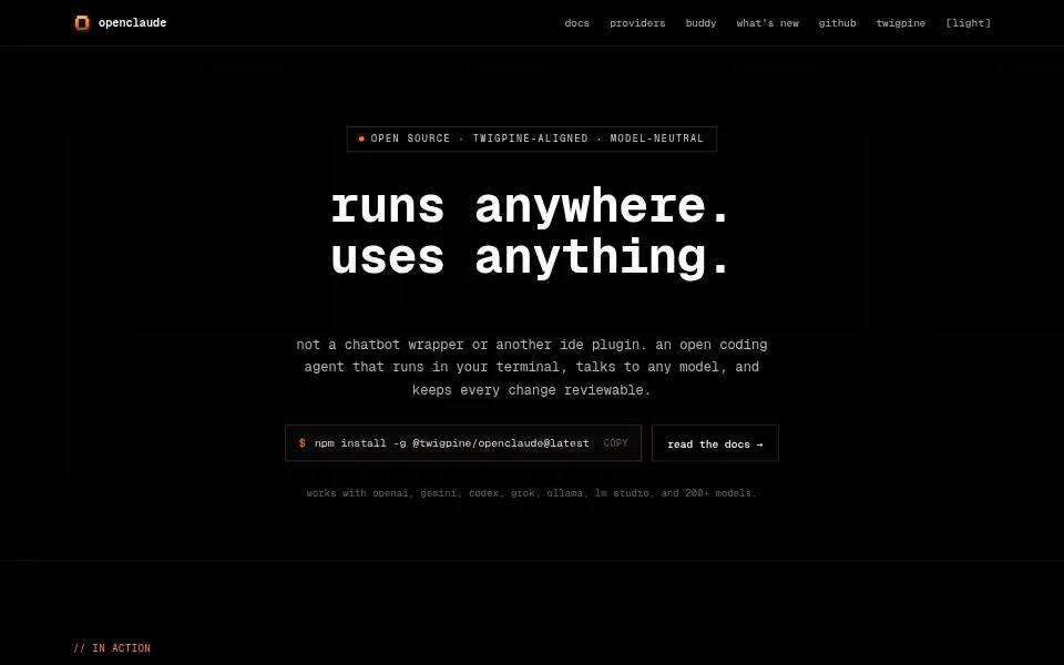 Preview of OpenClaude