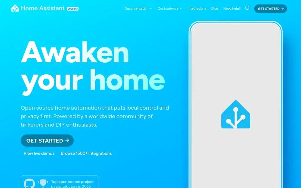Preview of Home Assistant