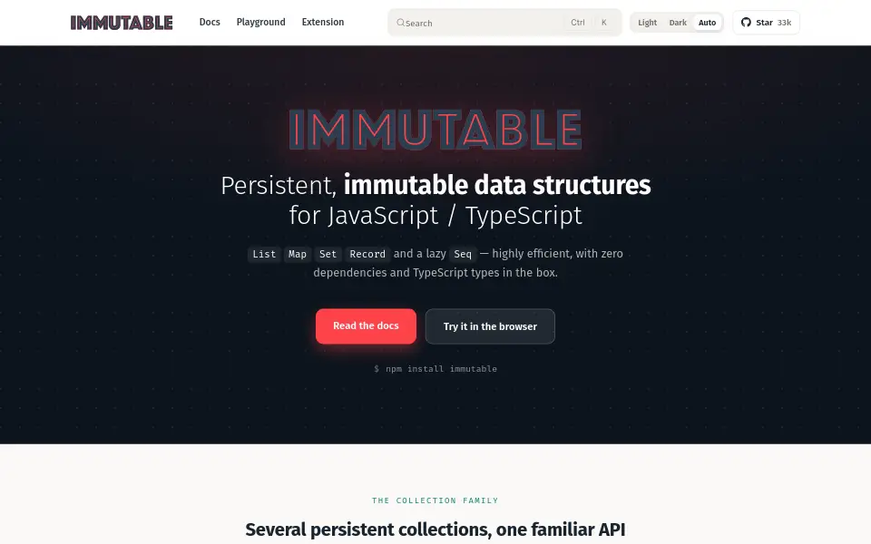 Preview of Immutable.js