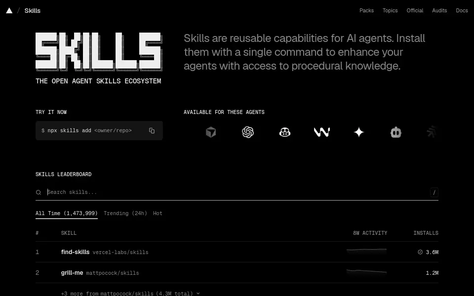 Preview of Skills CLI