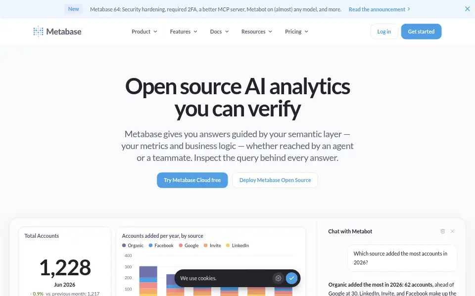 Preview of Metabase