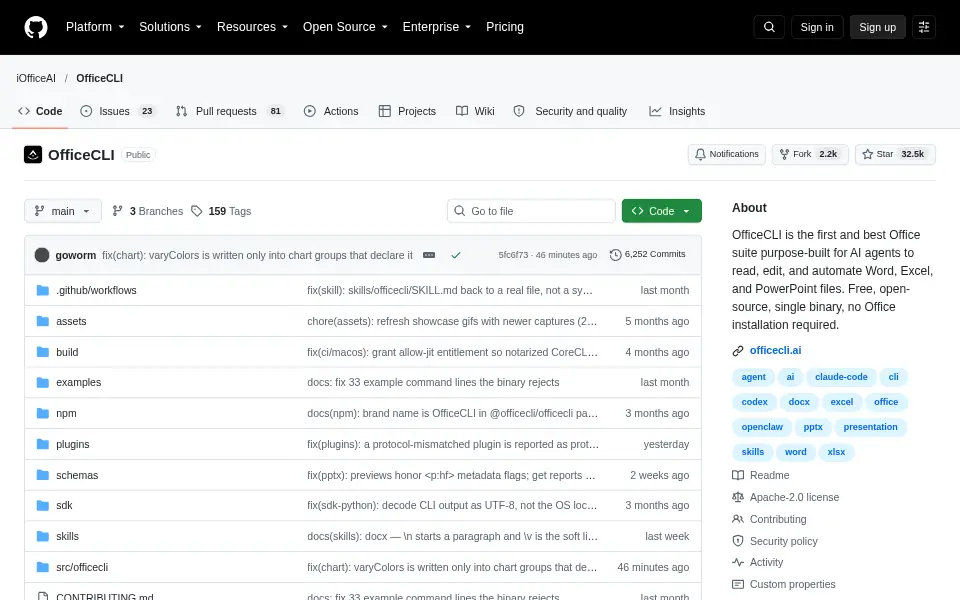 Preview of OfficeCLI