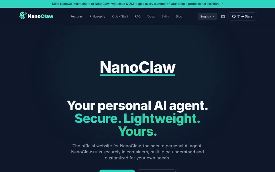 Preview of NanoClaw