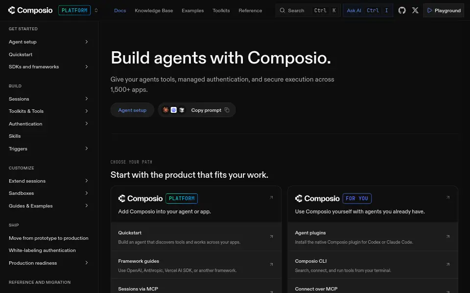 Preview of Composio