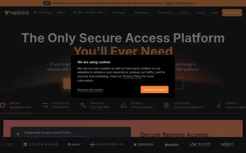 Preview of NetBird