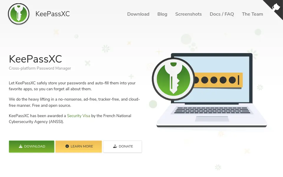 Preview of KeePassXC
