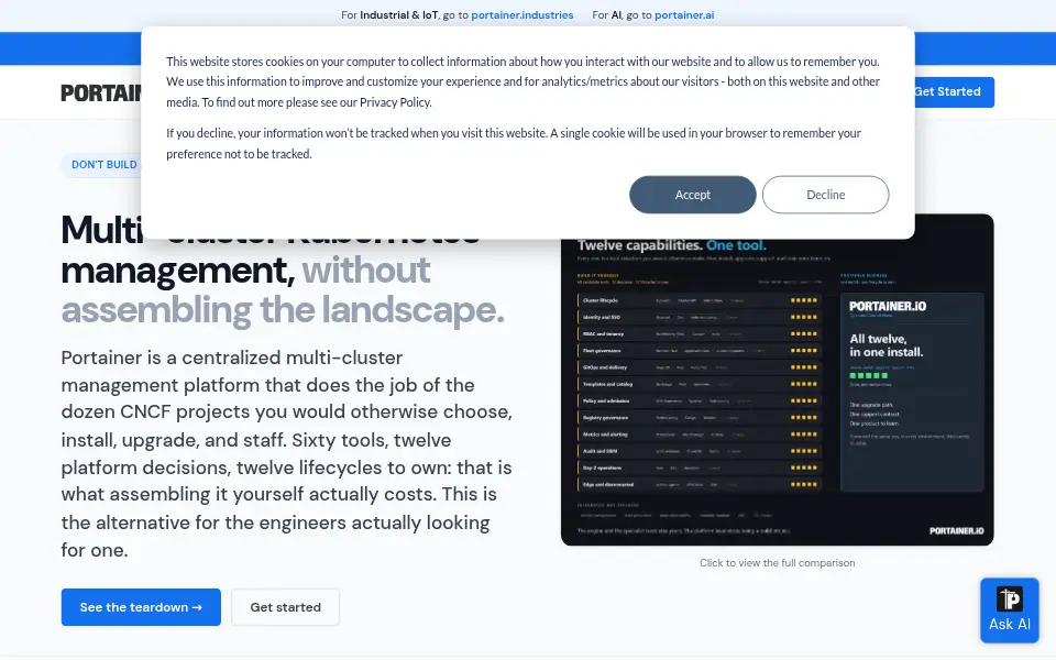 Preview of Portainer