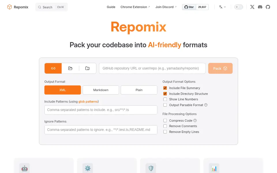 Preview of Repomix