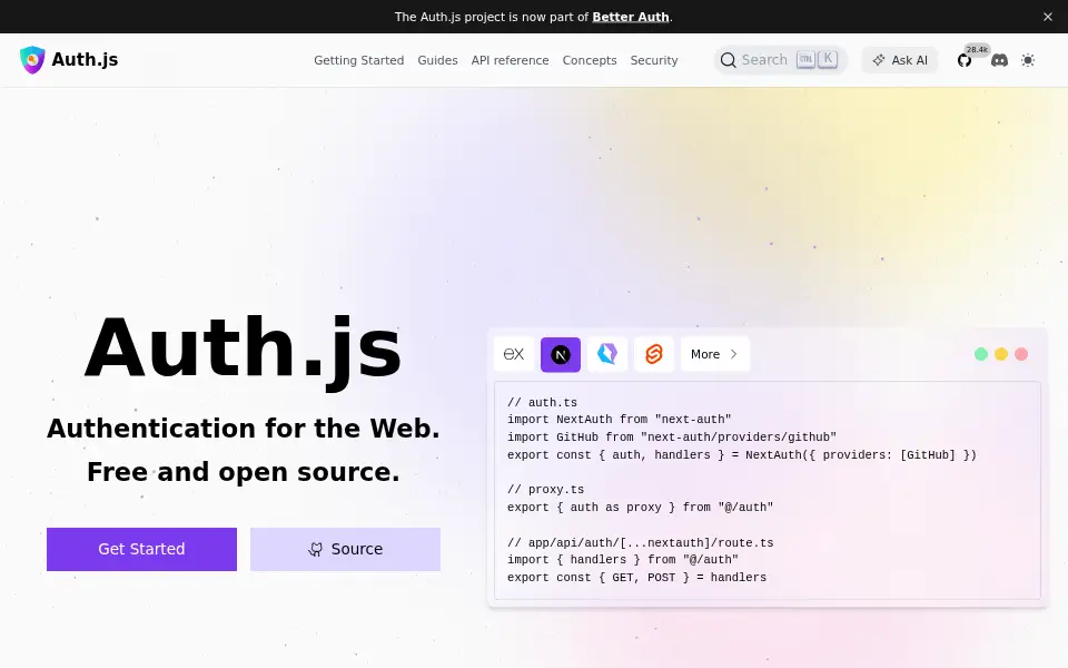 Preview of Auth.js