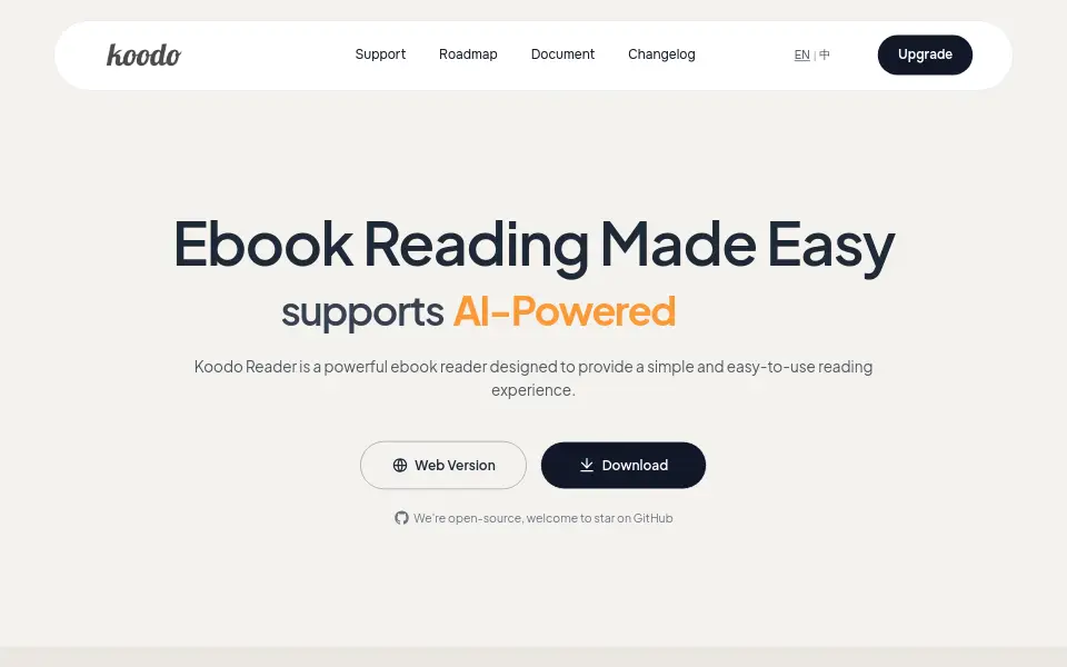 Preview of Koodo Reader