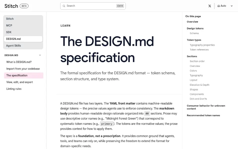 Preview of DESIGN.md
