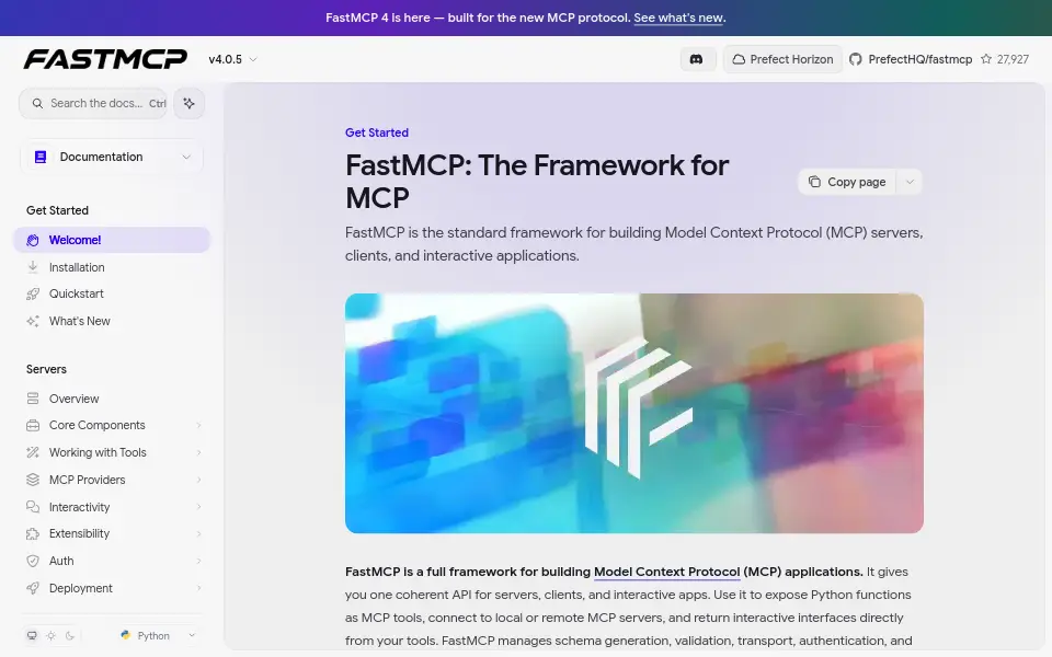 Preview of FastMCP