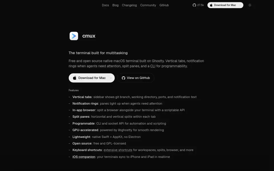 Preview of cmux